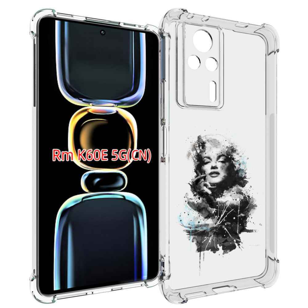 

Чехол MyPads Мерлин Монро загадочная женский для Xiaomi Redmi K60E, Tocco