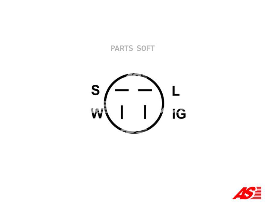 Регулятор напряжения as-pl: a2005, hitachi: lr160412b, lr170419, lr170419b, isuzu: 8970417