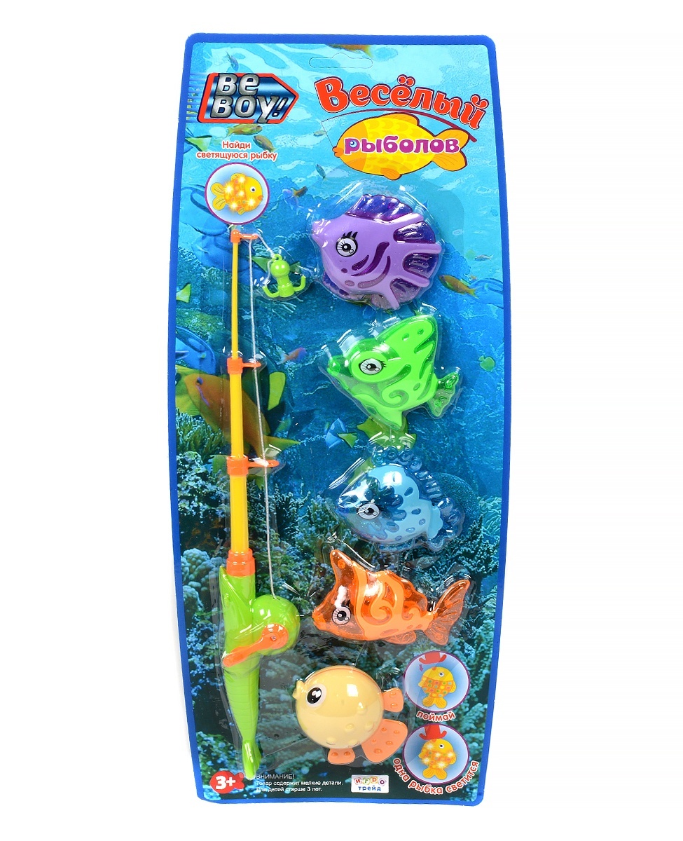 

Игра в рыбалку BeBoy одна рыбка светится, на блистере IT106343, IT106343
