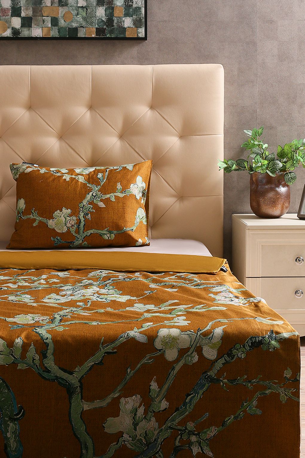 

Комплект постельного белья Beddinghouse Blossoming 2 спальное 200x220/50x70 (2) см