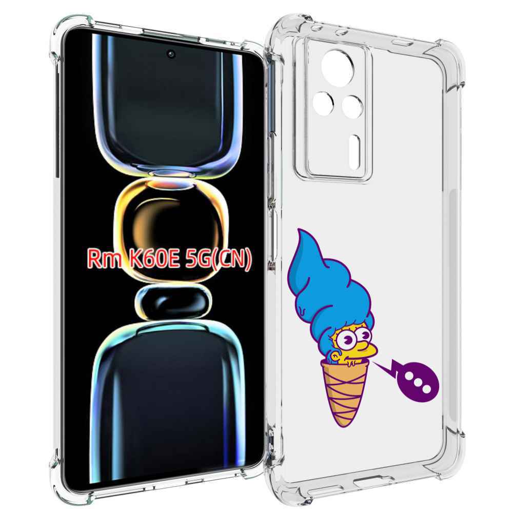 

Чехол MyPads Мардж-рожок для Xiaomi Redmi K60E, Tocco