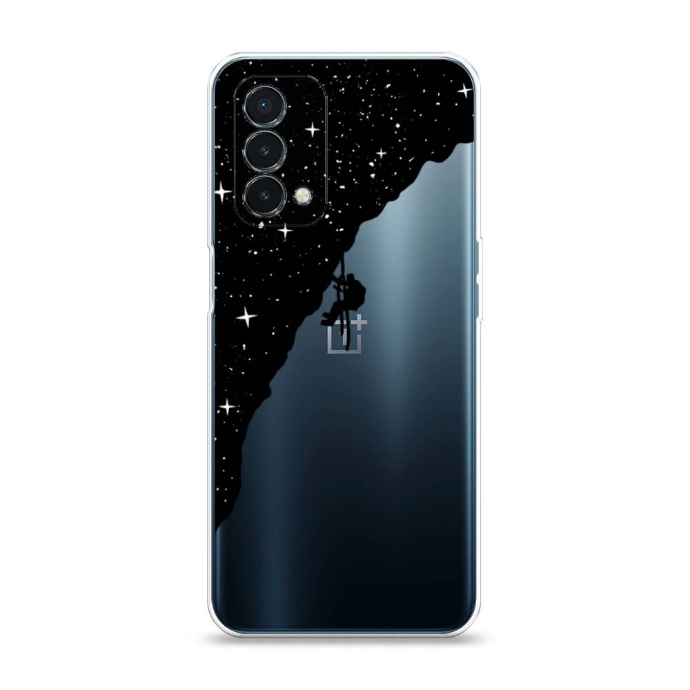 

Чехол Awog на OnePlus Nord N200 5G / ВанПлас Nord N200 5G "Скалолаз в космосе", Черный;белый;бежевый, 152250-4