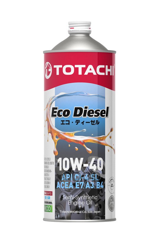 фото Totachi 10w-40 eco diesel ci-4/sl 1л (полусинт. мотор. масло) 11201 nsii0024686310