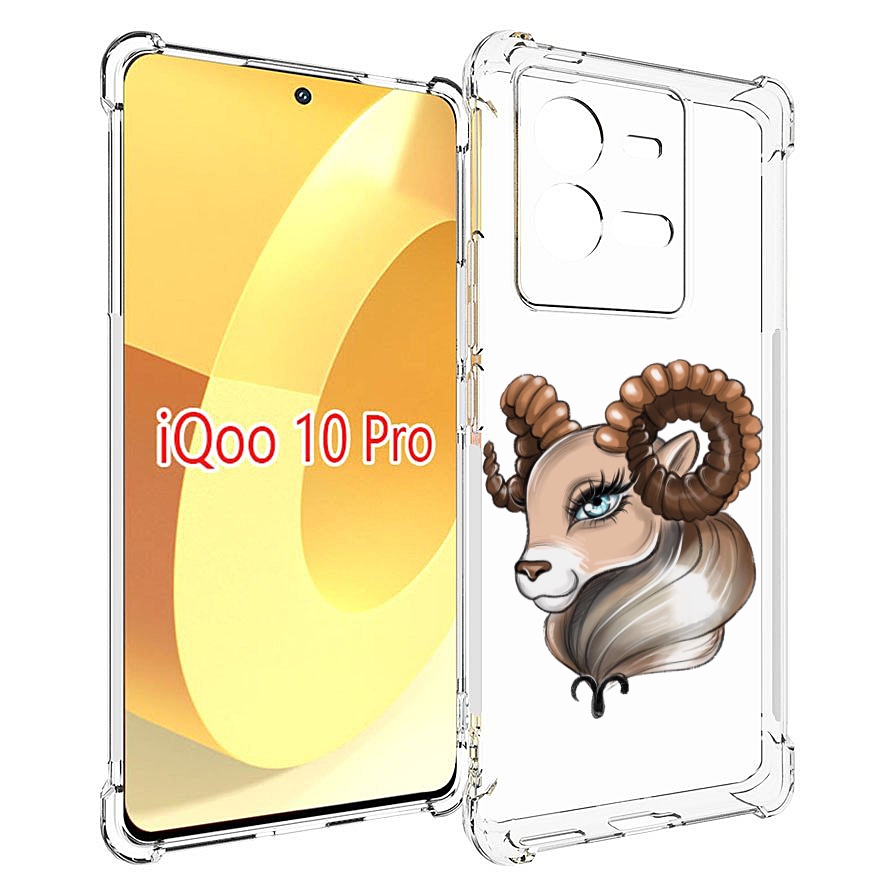 

Чехол MyPads Барашка для Vivo iQOO 10 Pro, Прозрачный, Tocco