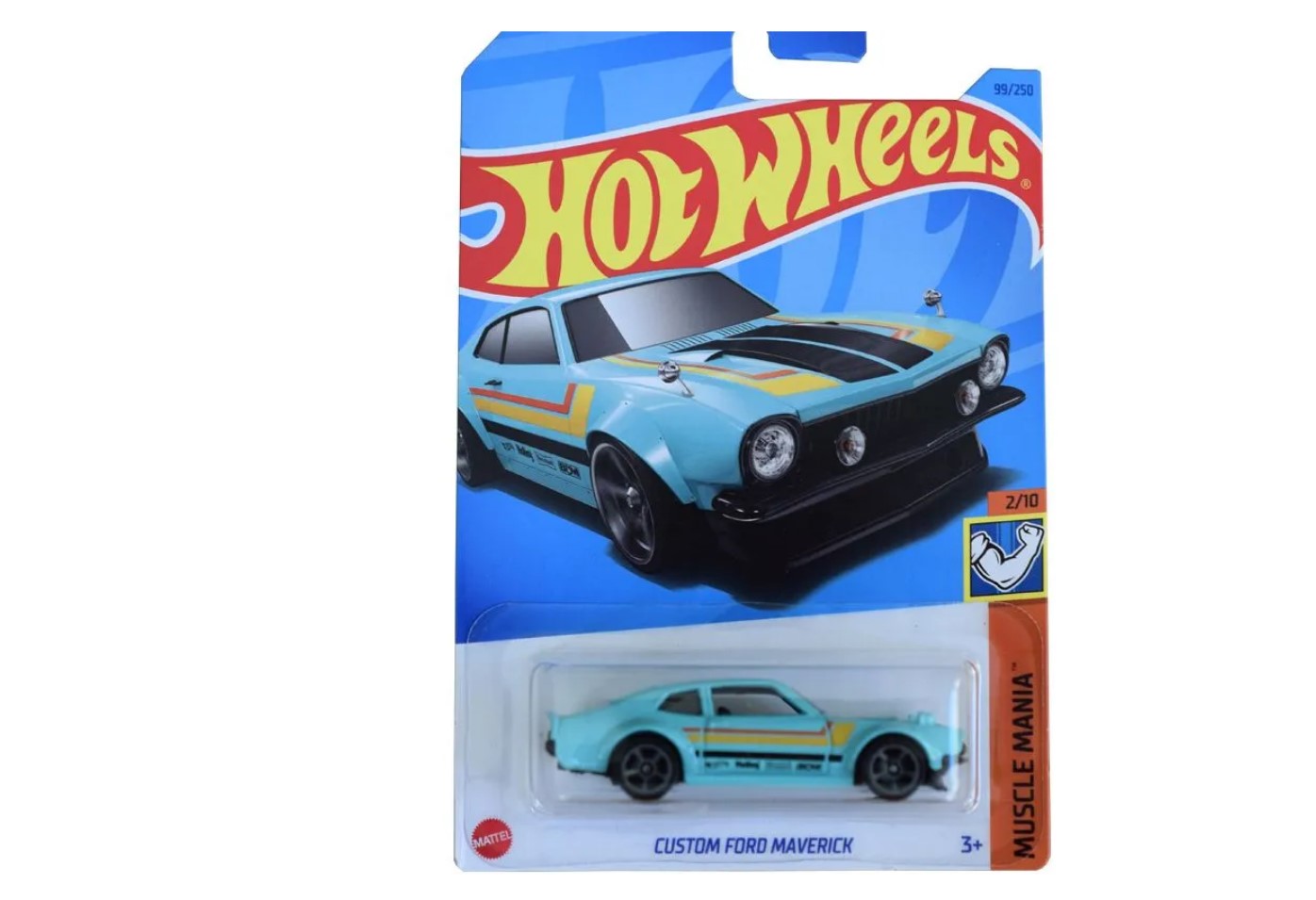 

Машинка Hot Wheels базовой коллекции CUSTOM FORD MAVERICK бирюзовый 5785/HKJ53, Hot Wheels Машинка базовой коллекции CUSTOM FORD MAVERICK бирюзовый 5785/HKJ53