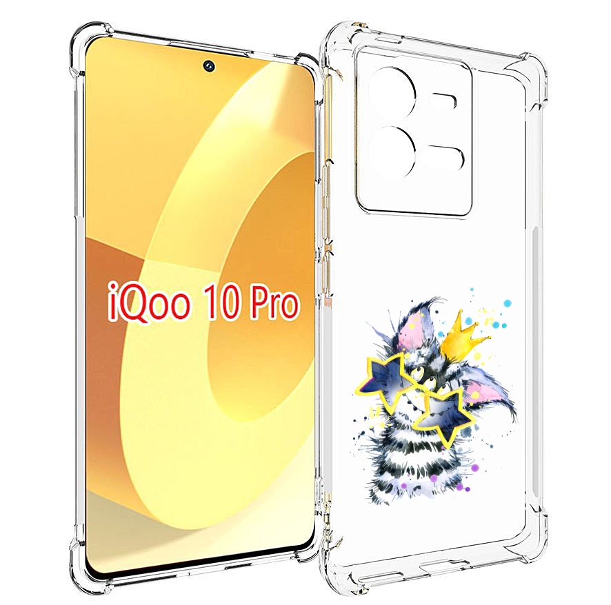 

Чехол MyPads Мартовский Нуся для Vivo iQOO 10 Pro, Прозрачный, Tocco
