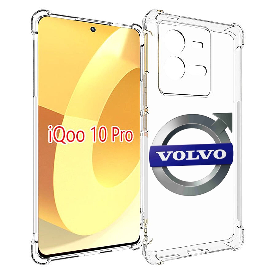 

Чехол MyPads volvo мужской для Vivo iQOO 10 Pro, Прозрачный, Tocco