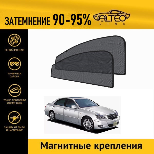 

Автошторки ALTEO на Toyota Crown Majesta 4 рестайлинг (S180) (2006-2009) седан