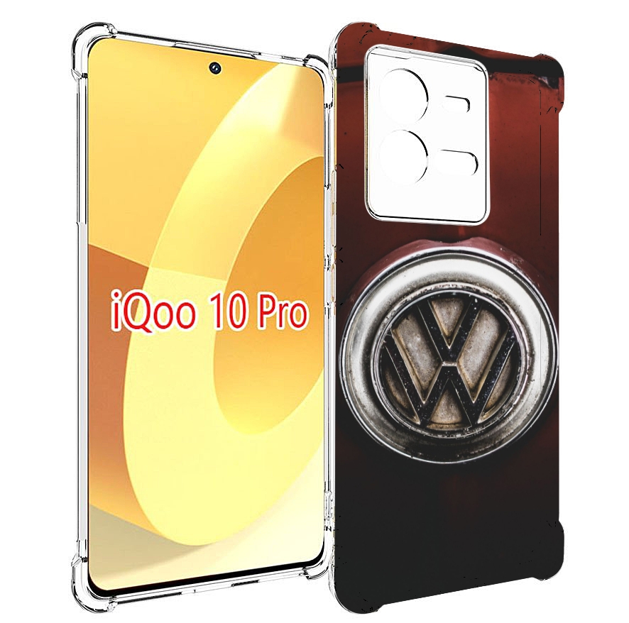 

Чехол MyPads volkswagen 1 мужской для Vivo iQOO 10 Pro, Прозрачный, Tocco