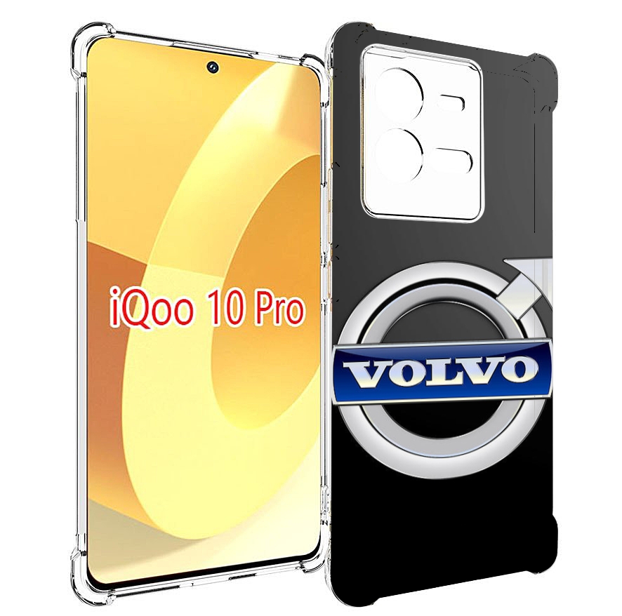 

Чехол MyPads volvo 2 мужской для Vivo iQOO 10 Pro, Прозрачный, Tocco