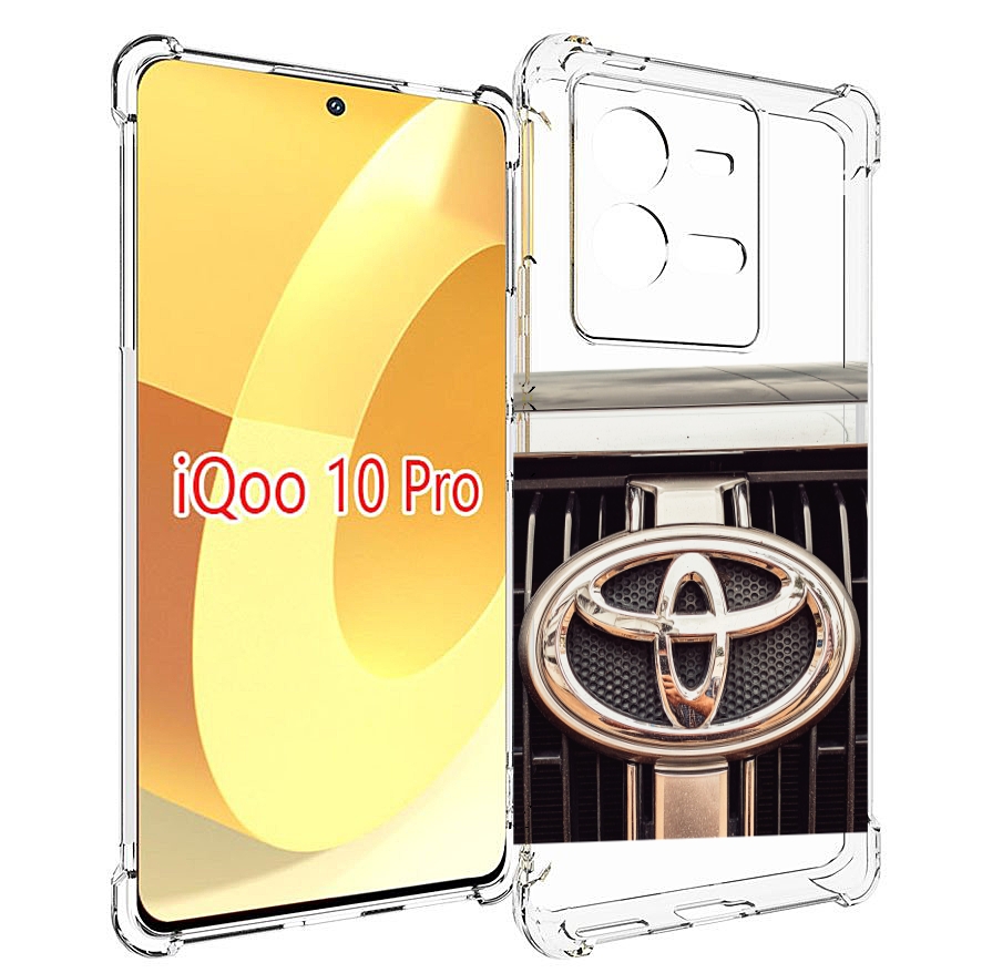 

Чехол MyPads toyota 3 для Vivo iQOO 10 Pro, Прозрачный, Tocco