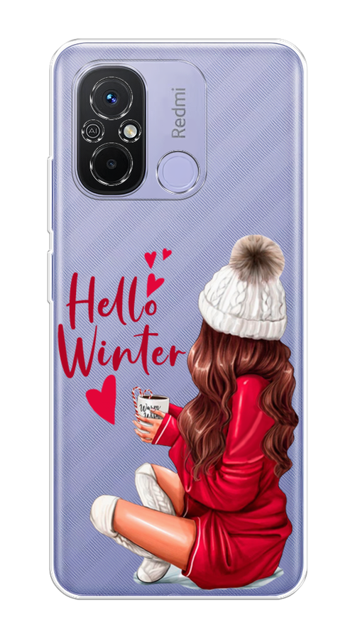 

Чехол на Redmi 12C "Hello winter", Красный;белый;коричневый, 317550-5