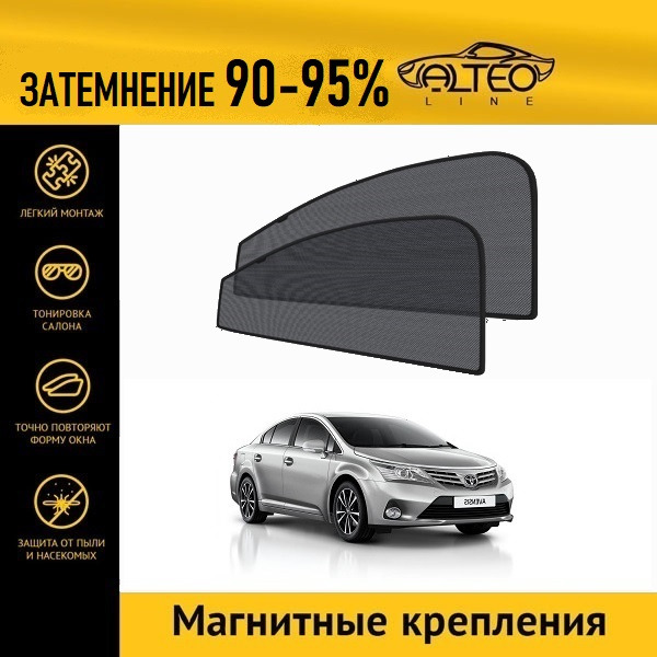 

Автошторки ALTEO PREMIUM на Toyota Avensis 3 рестайлинг (T270) (2011-2015) седан