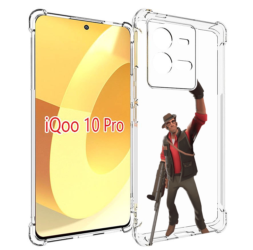 

Чехол MyPads team-fortress-2 для Vivo iQOO 10 Pro, Прозрачный, Tocco
