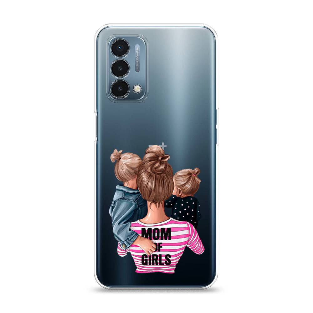 

Чехол Awog на OnePlus Nord N200 5G / ВанПлас Nord N200 5G "Mom of Girls", Синий;розовый;черный, 152250-6
