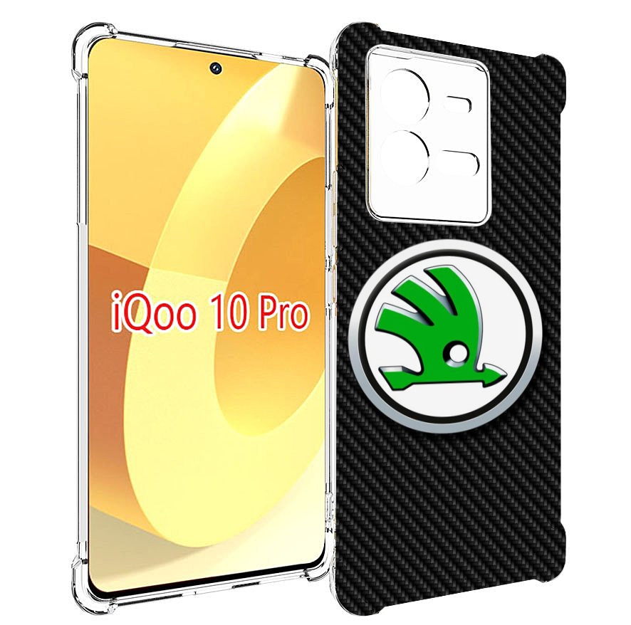 

Чехол MyPads skoda 2 для Vivo iQOO 10 Pro, Прозрачный, Tocco