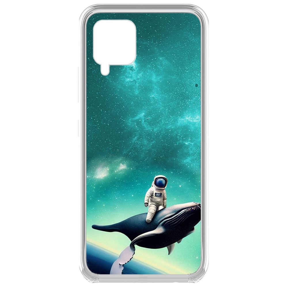 Чехол-накладка Krutoff Clear Case Космоплавание для Samsung Galaxy A42 5G (A426)