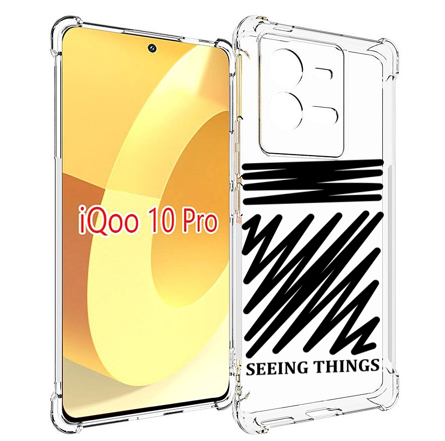 

Чехол MyPads seeing-things для Vivo iQOO 10 Pro, Прозрачный, Tocco
