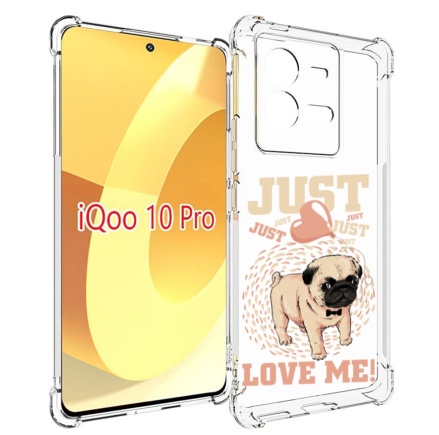 

Чехол MyPads Люби меня для Vivo iQOO 10 Pro, Прозрачный, Tocco