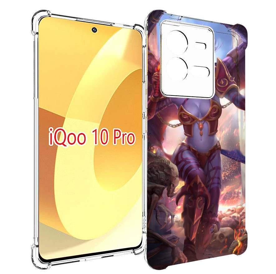 

Чехол MyPads queen of pain dota 2 для Vivo iQOO 10 Pro, Прозрачный, Tocco