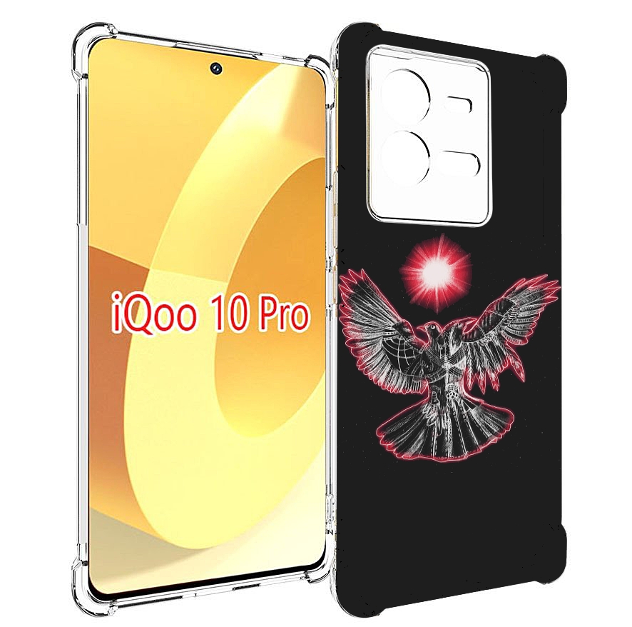 

Чехол MyPads pyrokinesis валькирия для Vivo iQOO 10 Pro, Прозрачный, Tocco