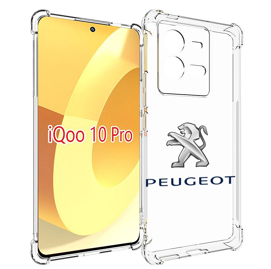 

Чехол MyPads peugeot-3 мужской для Vivo iQOO 10 Pro, Прозрачный, Tocco