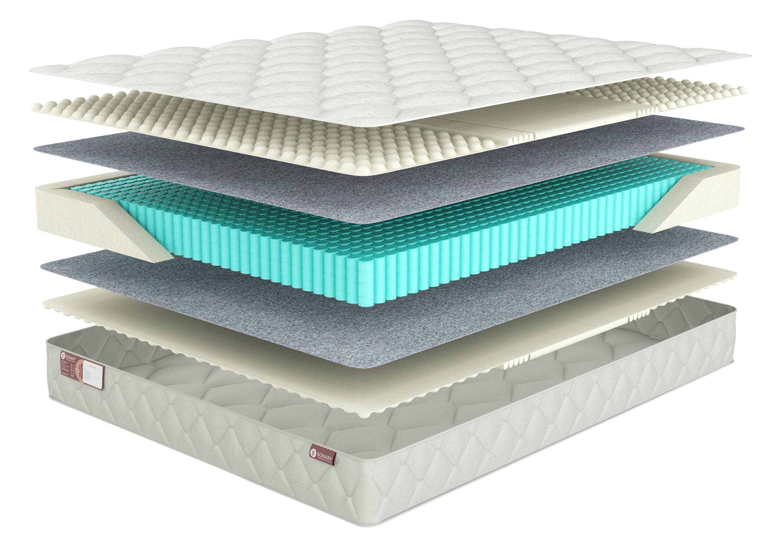 

Матрас Sonary Relax Vizela 220х220, Белый, Vizela