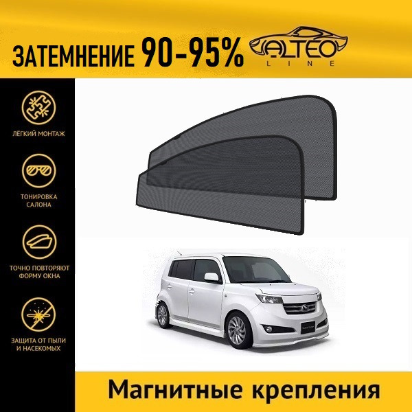 

Автошторки ALTEO PREMIUM на Toyota BB 2 рестайлинг (2008-2016) хэтчбек 5d