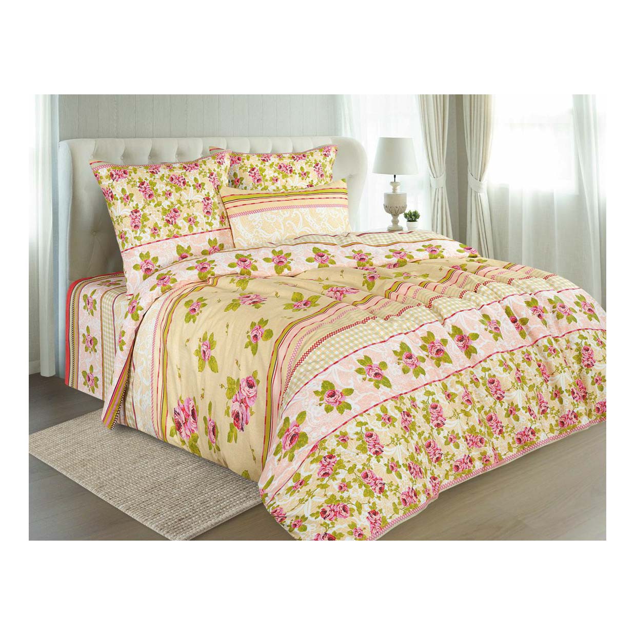 

Комплект постельного белья Guten Morgen Country 1,5 сп 70x70 см бязь