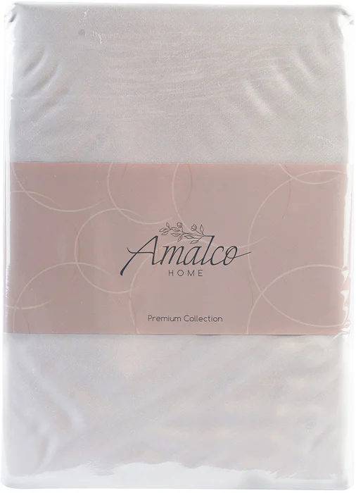 

Пододеяльник Amalco Home 175x200 см тенсель на молнии серо-сиреневый, Серый
