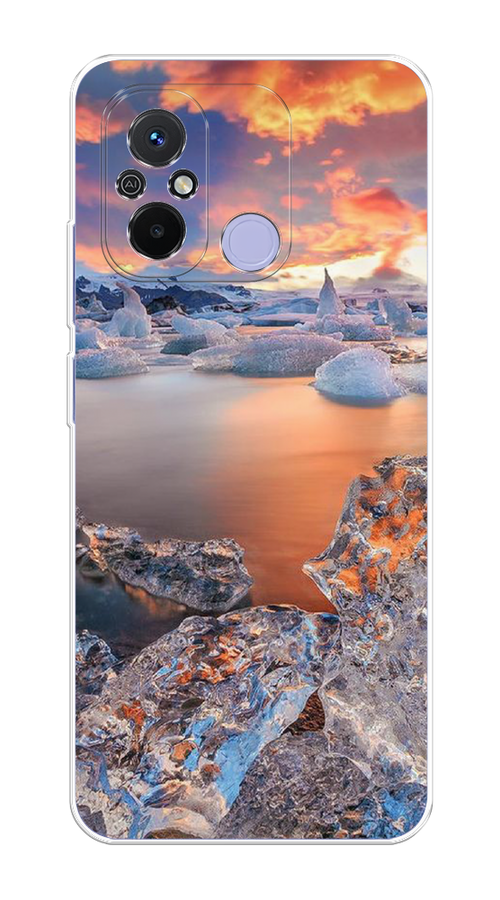 

Чехол на Redmi 12C "Ледники", Синий;оранжевый, 317550-2