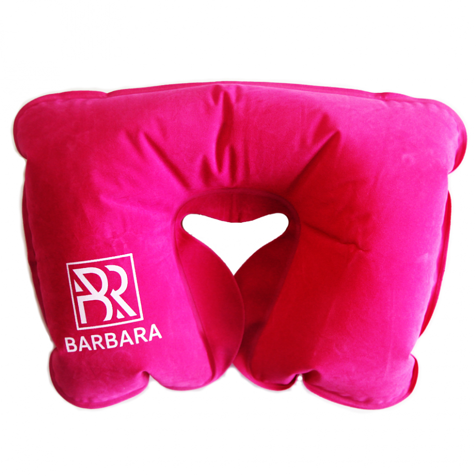фото Дорожная подушка barbara br00646 розовая