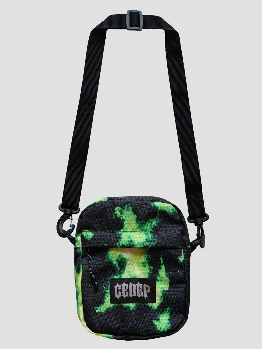 

Сумка унисекс Severclothing B-Blur, зеленый, Черный;зеленый, B-Blur