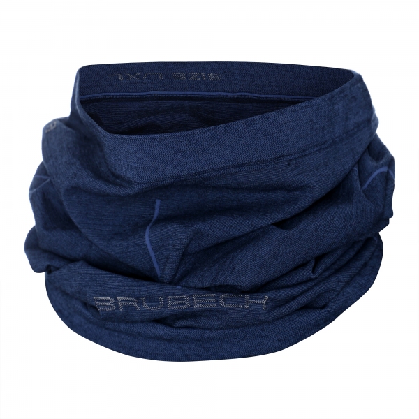 

Снуд Brubeck с шерстью мериноса унисекс синий, snudzima