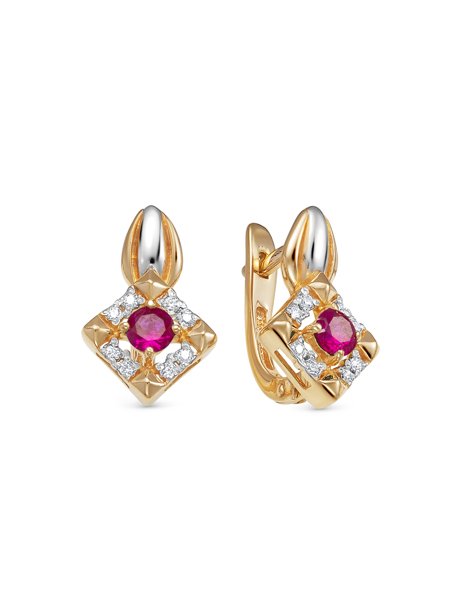 

Серьги из серебра с корундом SamoroDki Jewelry 2-001-02з, 2-001-02з