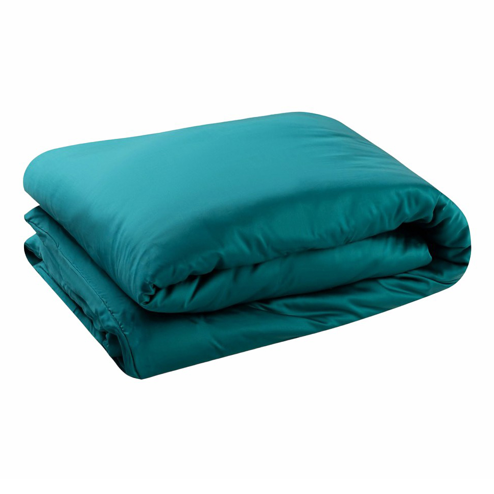 

Пододеяльник Amalco Home 145x200 см тенсель на молнии морская волна, Синий