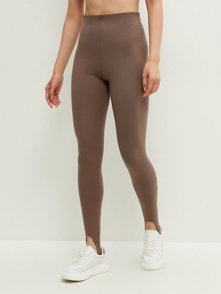 

Леггинсы женские ZARINA 2460516716 коричневые L, 2460516716