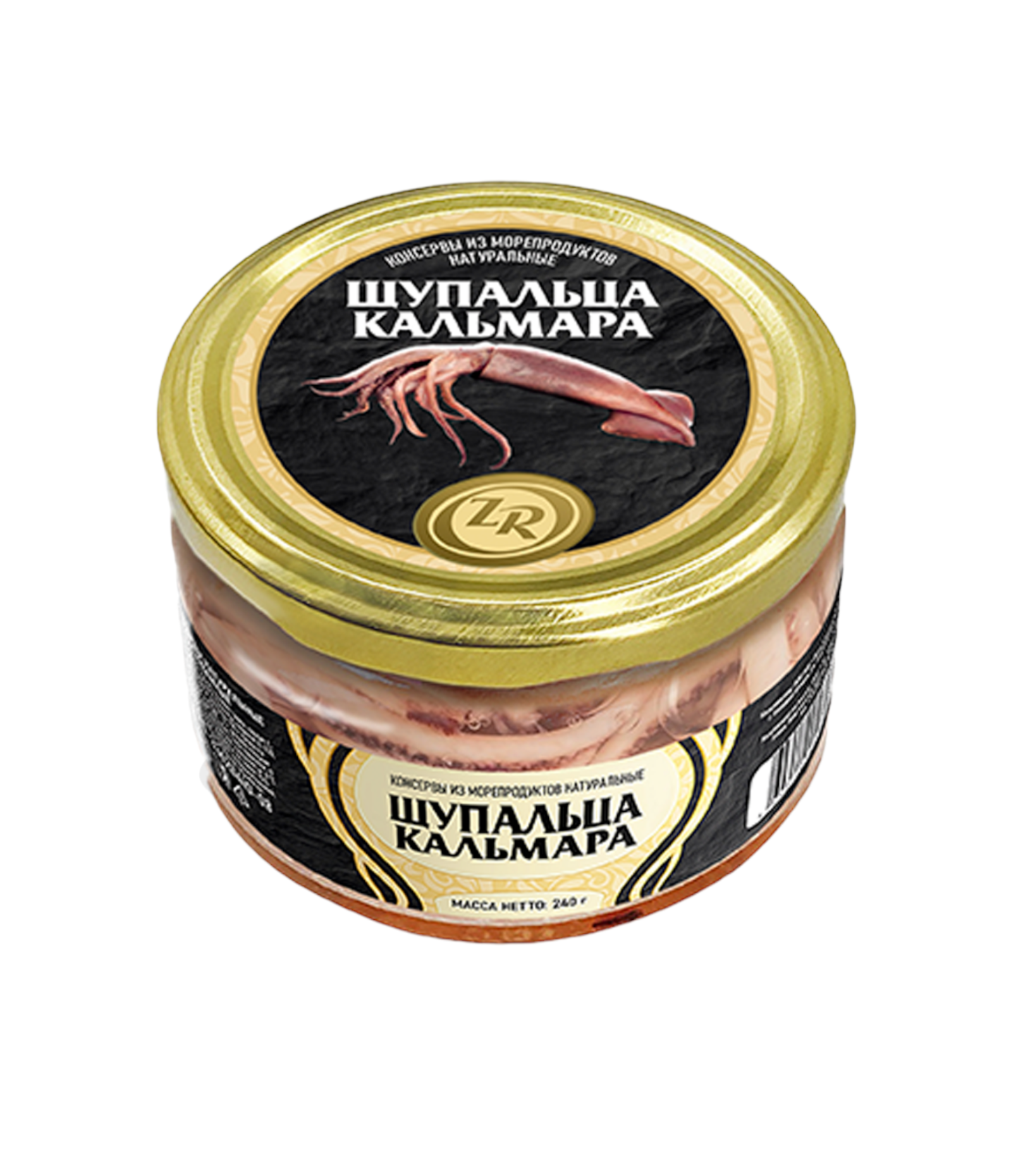 

Щупальца кальмара натуральные, Золотистая рыбка, ТУ, 1 шт. по 200 г, "Щупальца кальмара"