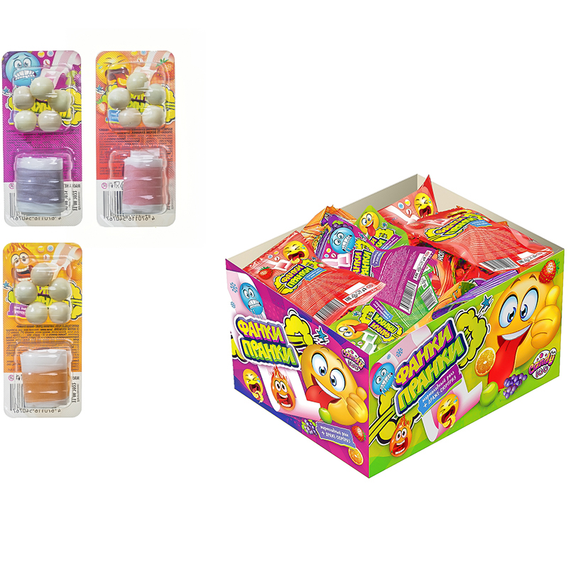 Мармеладный ролл Candy lab с мягкими шариками Фанки-пранки 30шт 10 г