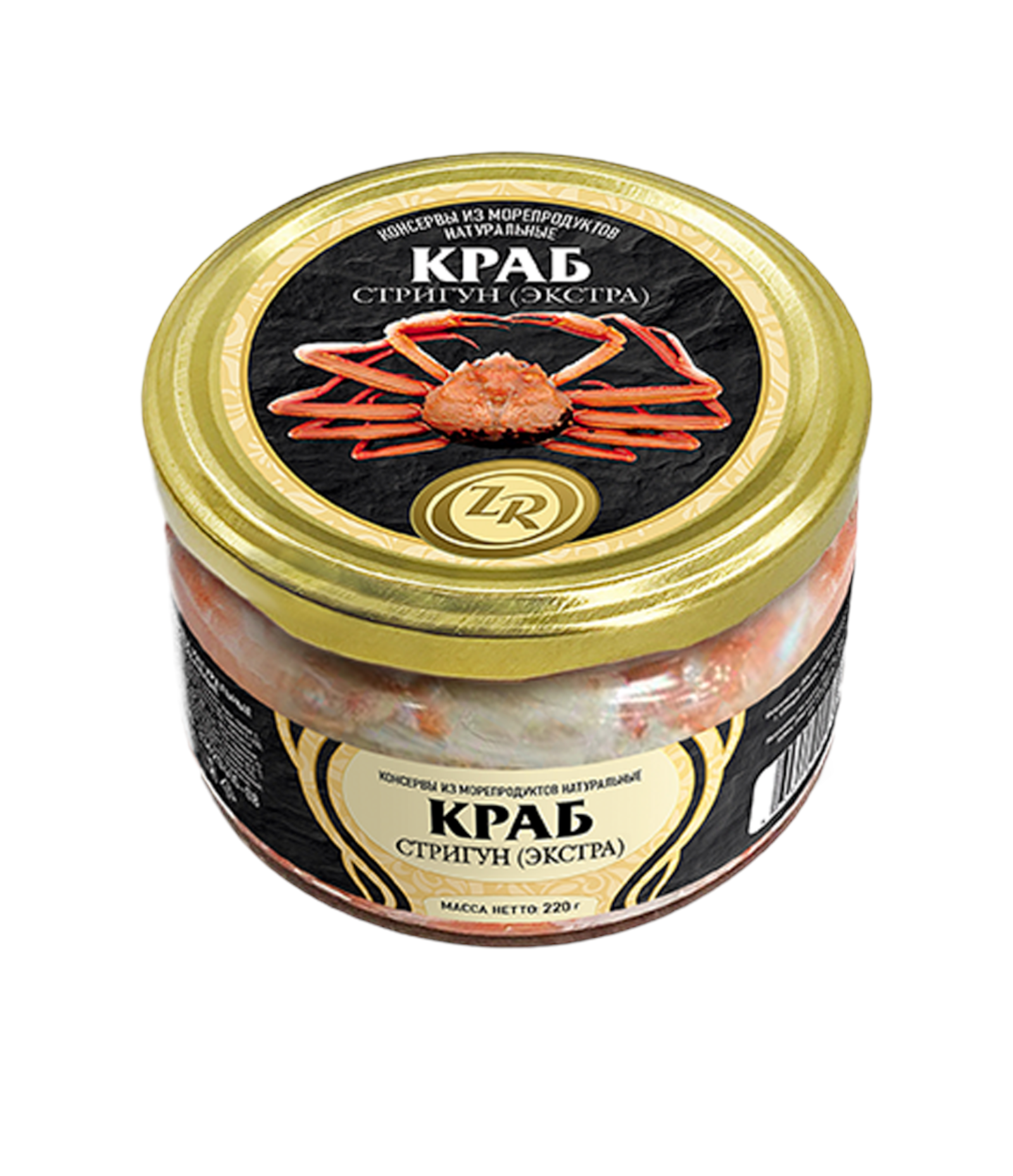 

Краб-Стригун натуральный, Золотистая рыбка, ТУ, 1 шт. по 200 г, "Краб-Стригун"