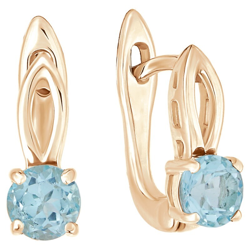 

Серьги из серебра с топазом LAZURIT-ONLINE 7721PG, 7721PG