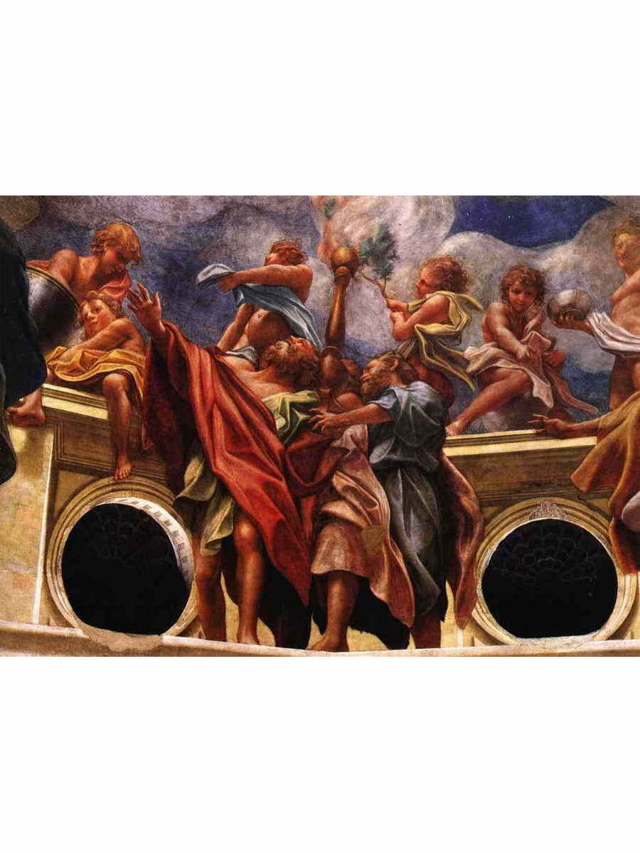 

Постер DRABS A3 Корреджо Вознесение Богоматери. росписи купола с изображением апостолов