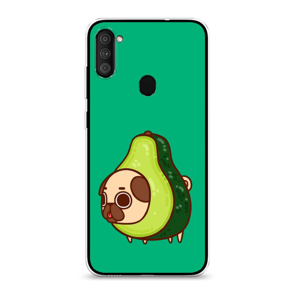 

Чехол на Samsung Galaxy A11 "Мопс авокадик", Зеленый, 2100150-1