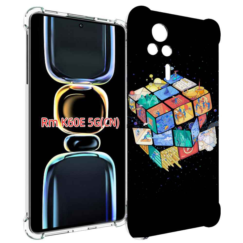 

Чехол MyPads Кубик-Рубика для Xiaomi Redmi K60E, Tocco