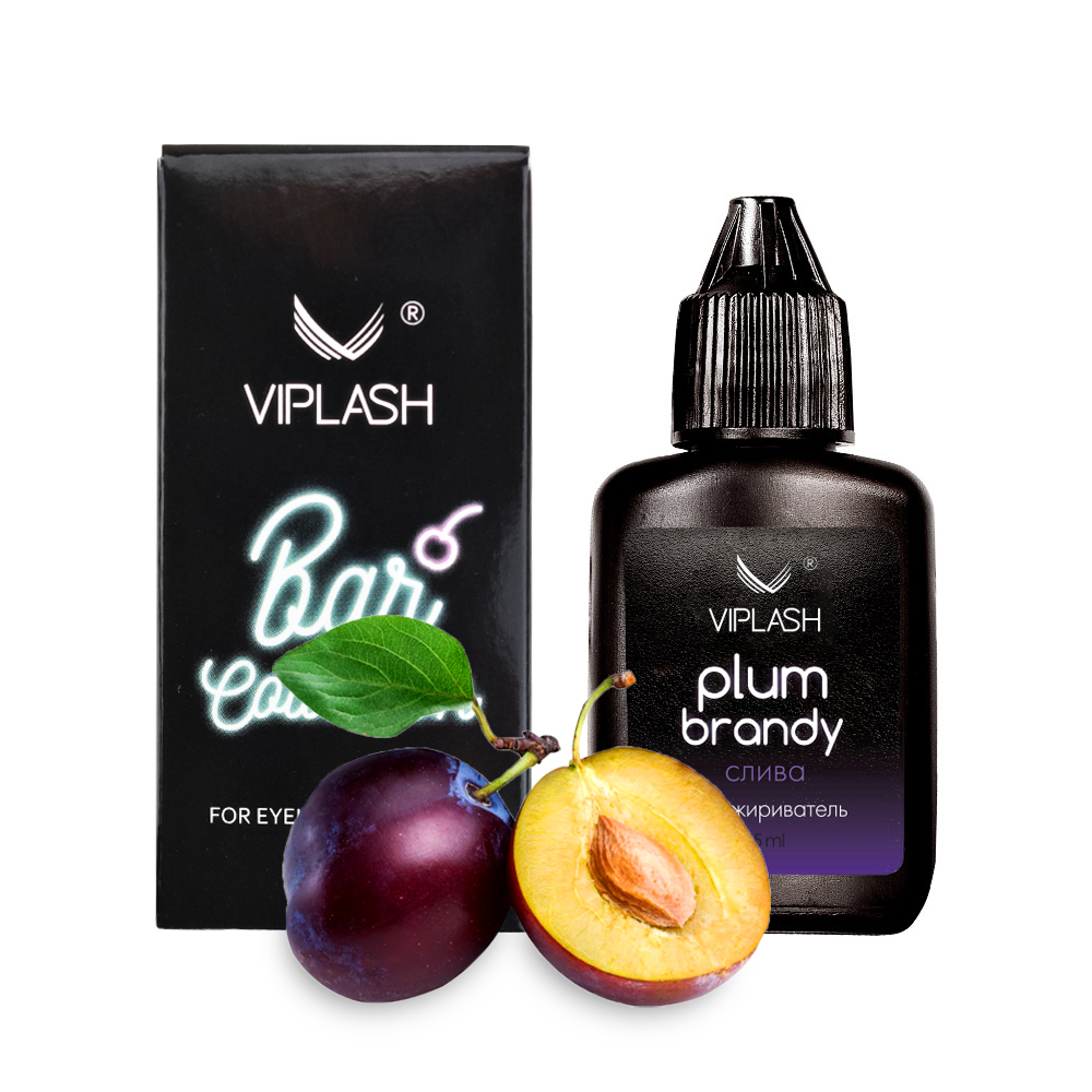 фото Обезжириватель viplash (вип лэш) plum 15 мл