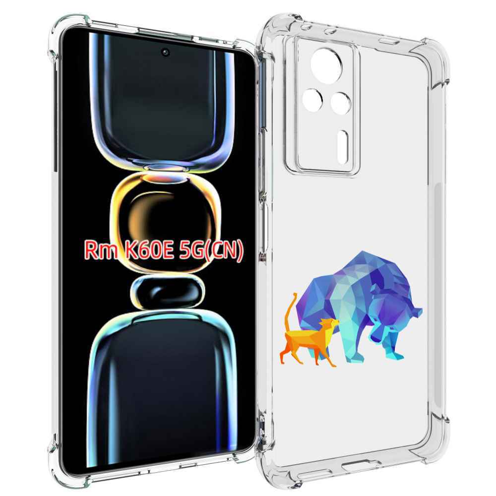

Чехол MyPads Кот-и-медведь для Xiaomi Redmi K60E, Tocco