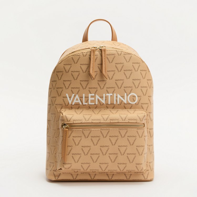 Рюкзак женский Valentino VBS3KG16R бежевый, 33х25х16 см