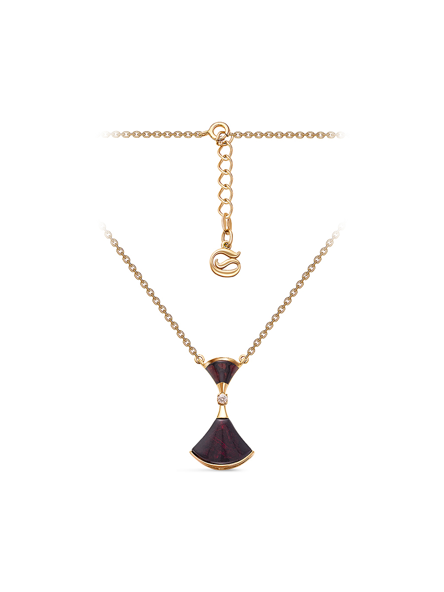 

Колье женское SamoroDki Jewelry 2600881з-В из серебра с янтарем, 50 см, 2600881з-В