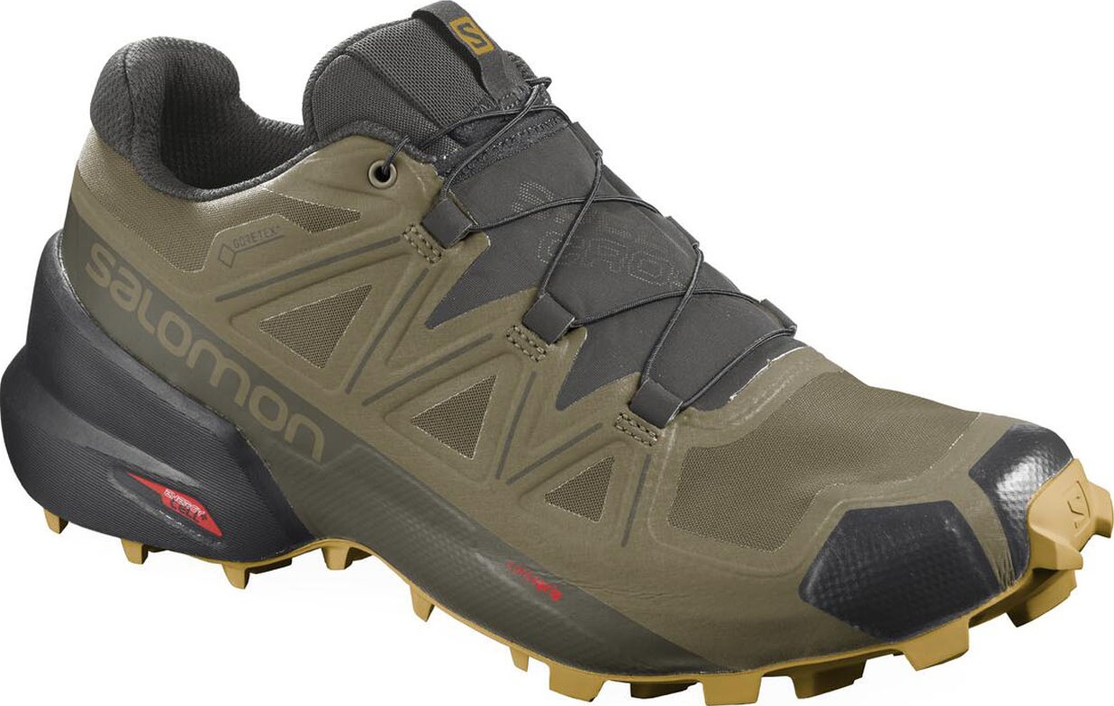 фото Кроссовки мужские salomon speedcross 5 gtx зеленые 9.5 uk