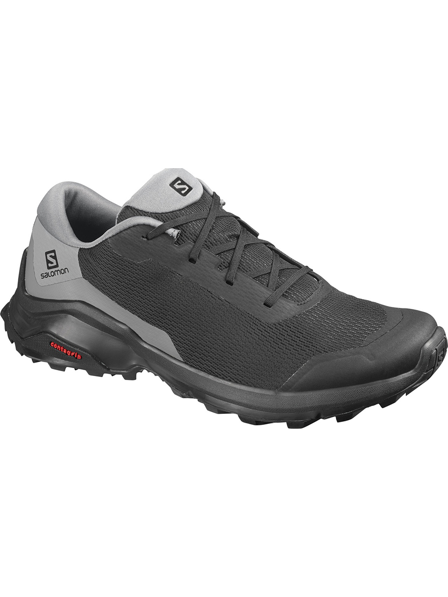 фото Кроссовки мужские salomon x reveal black/black/quiet shade серые 9.5 uk